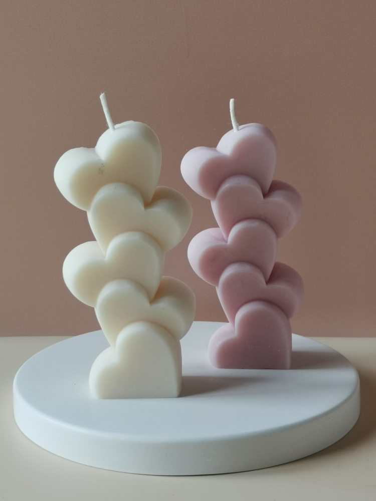 bougies naturelles en cire de colza et écologiques sans parfums