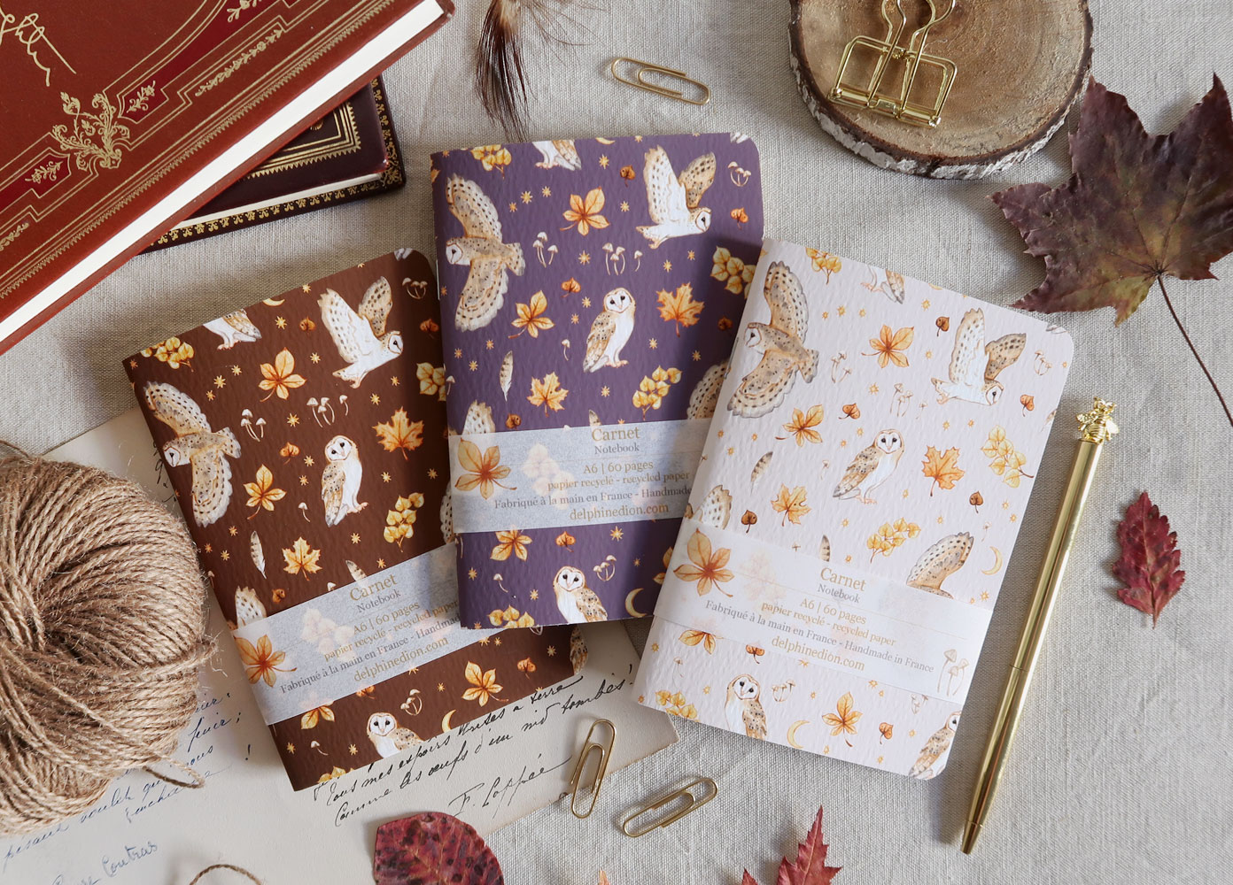 Carnet | Chouettes effraies d'automne