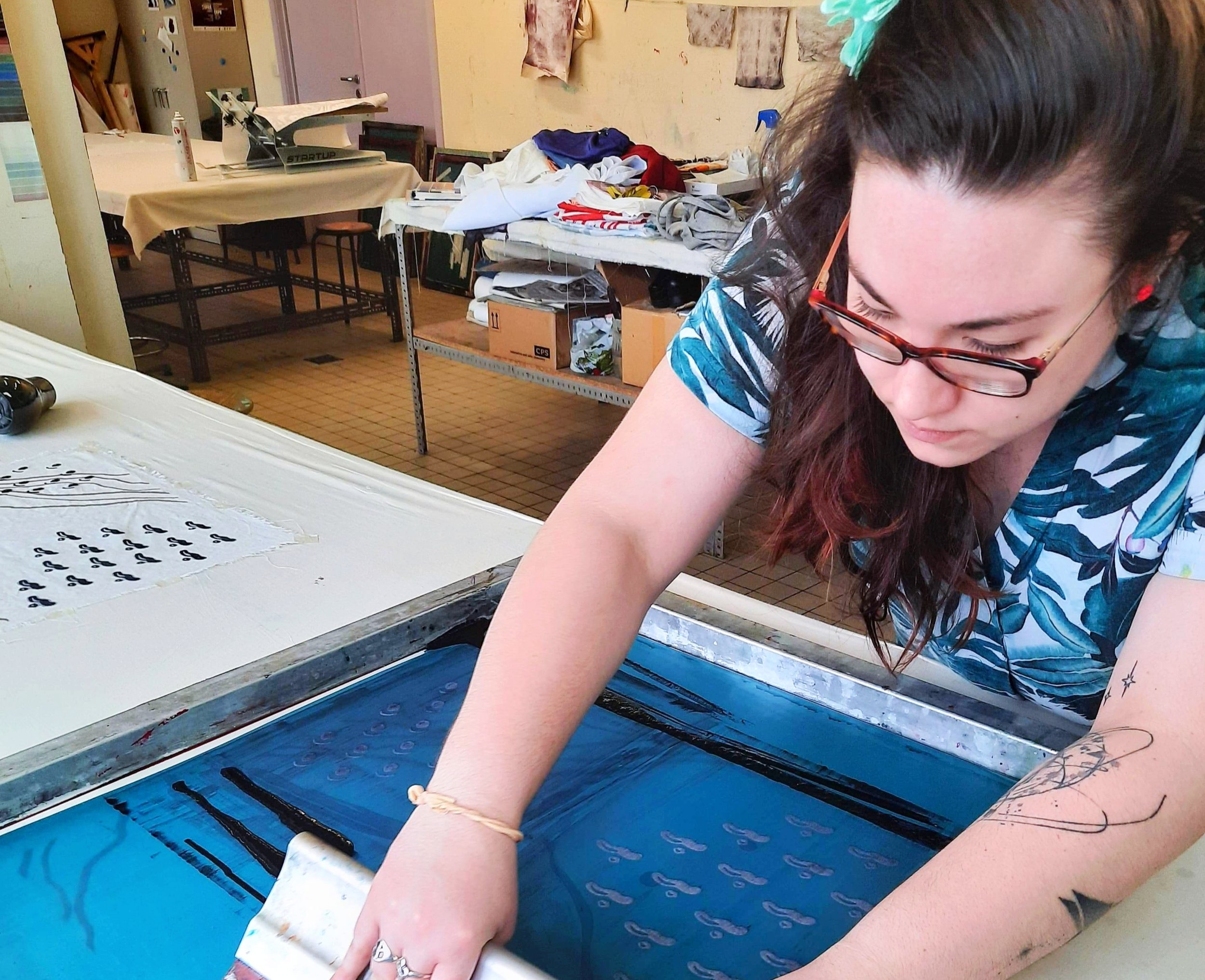 Sérigraphie aux encres végétales
