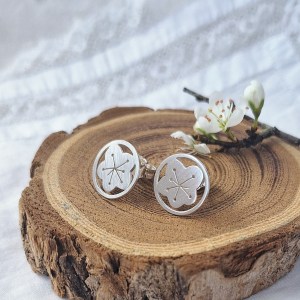 puces d'oreilles argent