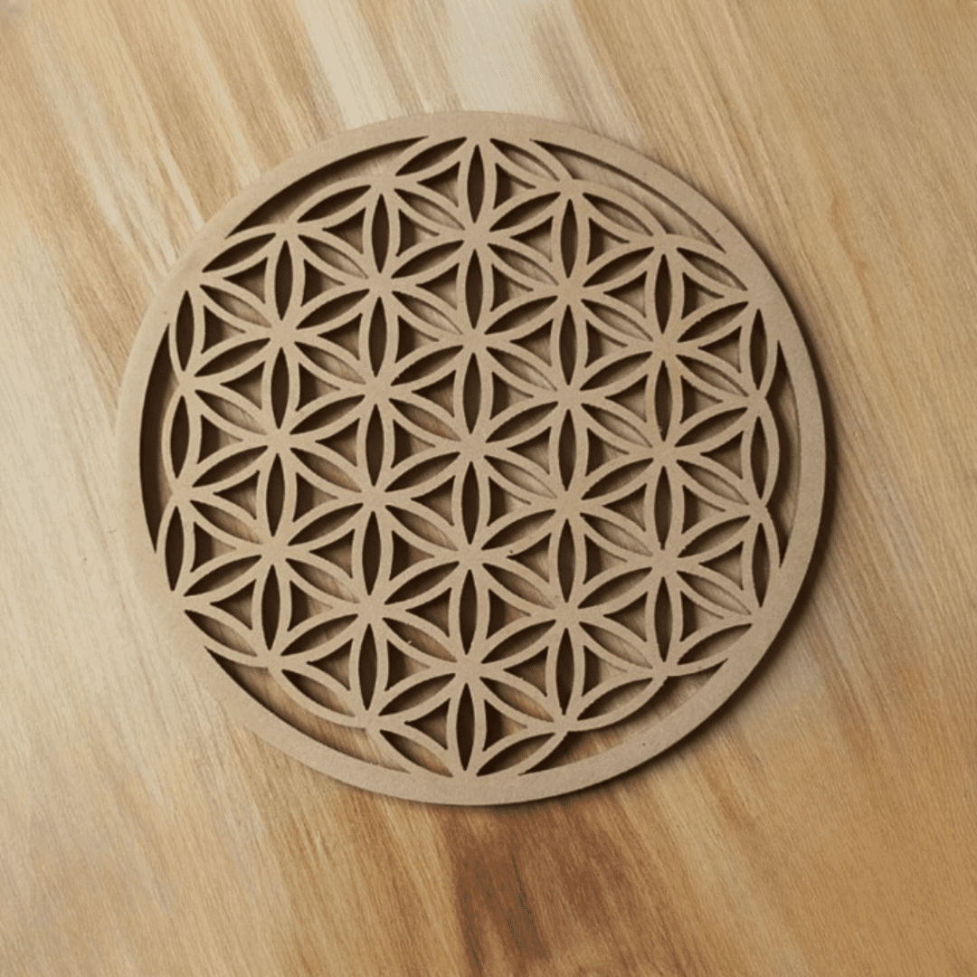 Fleur de vie en bois 20cm