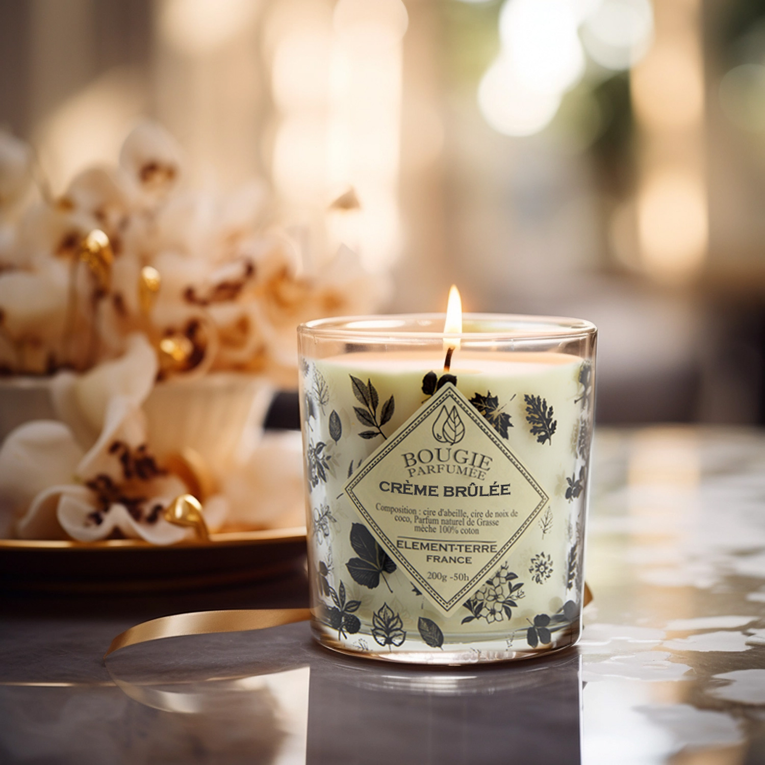 Bougie Crème brulée 200g