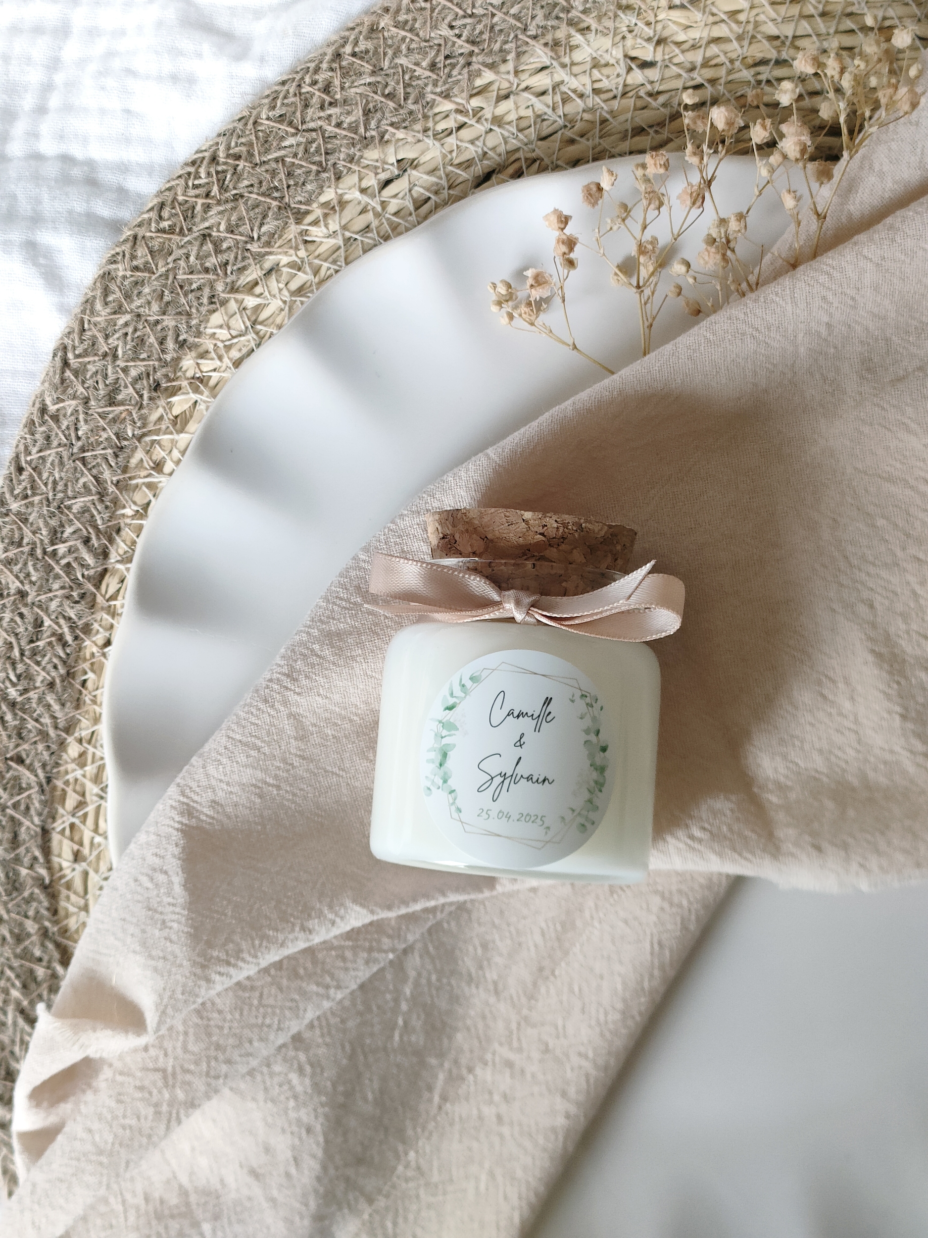 Bougie personnalisée