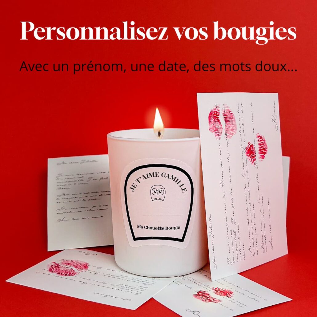 personnalisez vos bougies parfumées