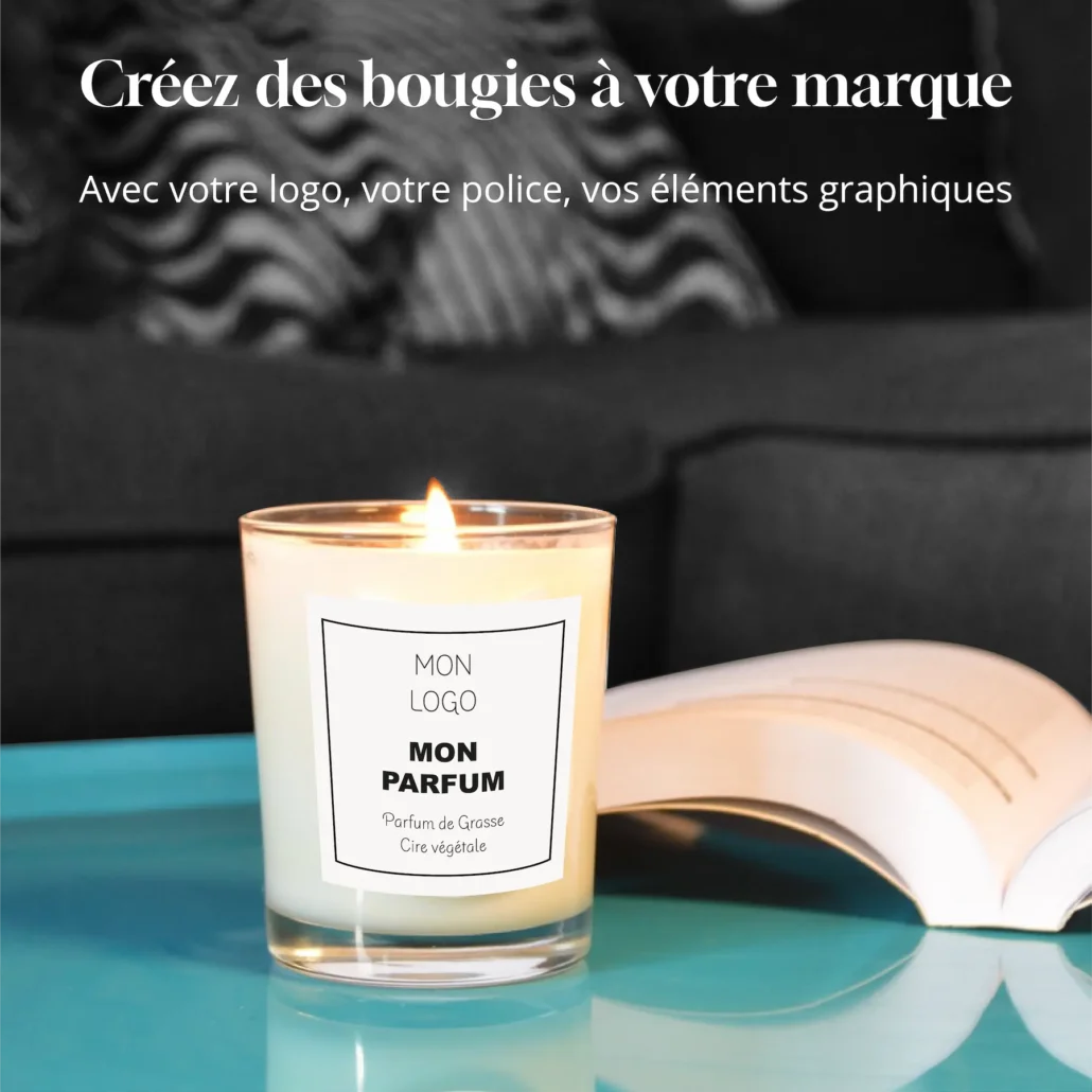 Creez des bougies à votre marque