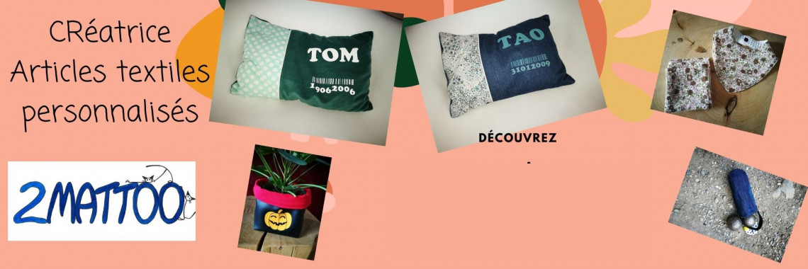 Accessoires En Tissu Personnalisés 2mattoo
