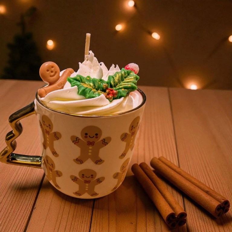 bougie parfumée épices de noël