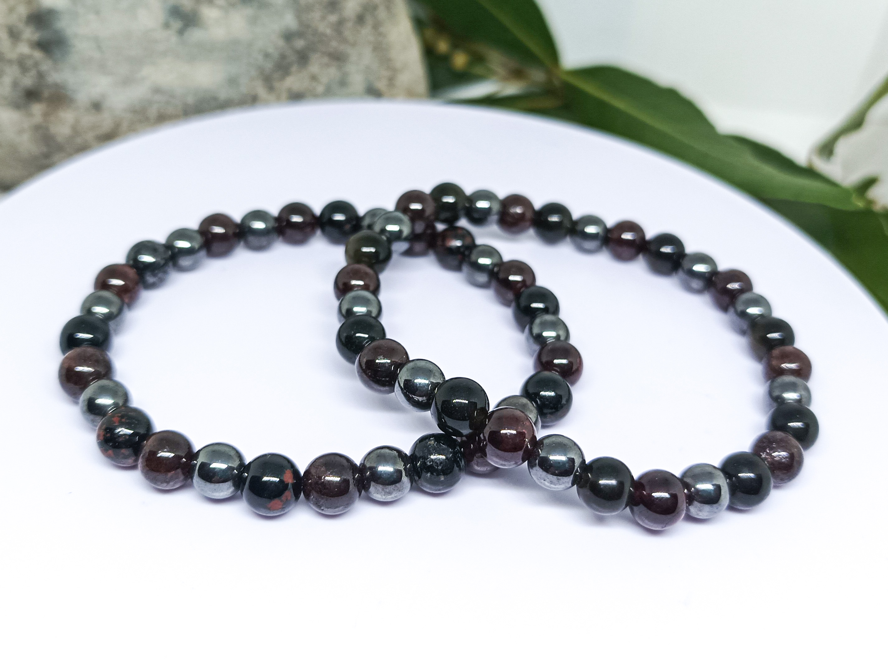 Bracelet en pierre pour arthrose, arthrite, douleurs articulaires et rhumatismes