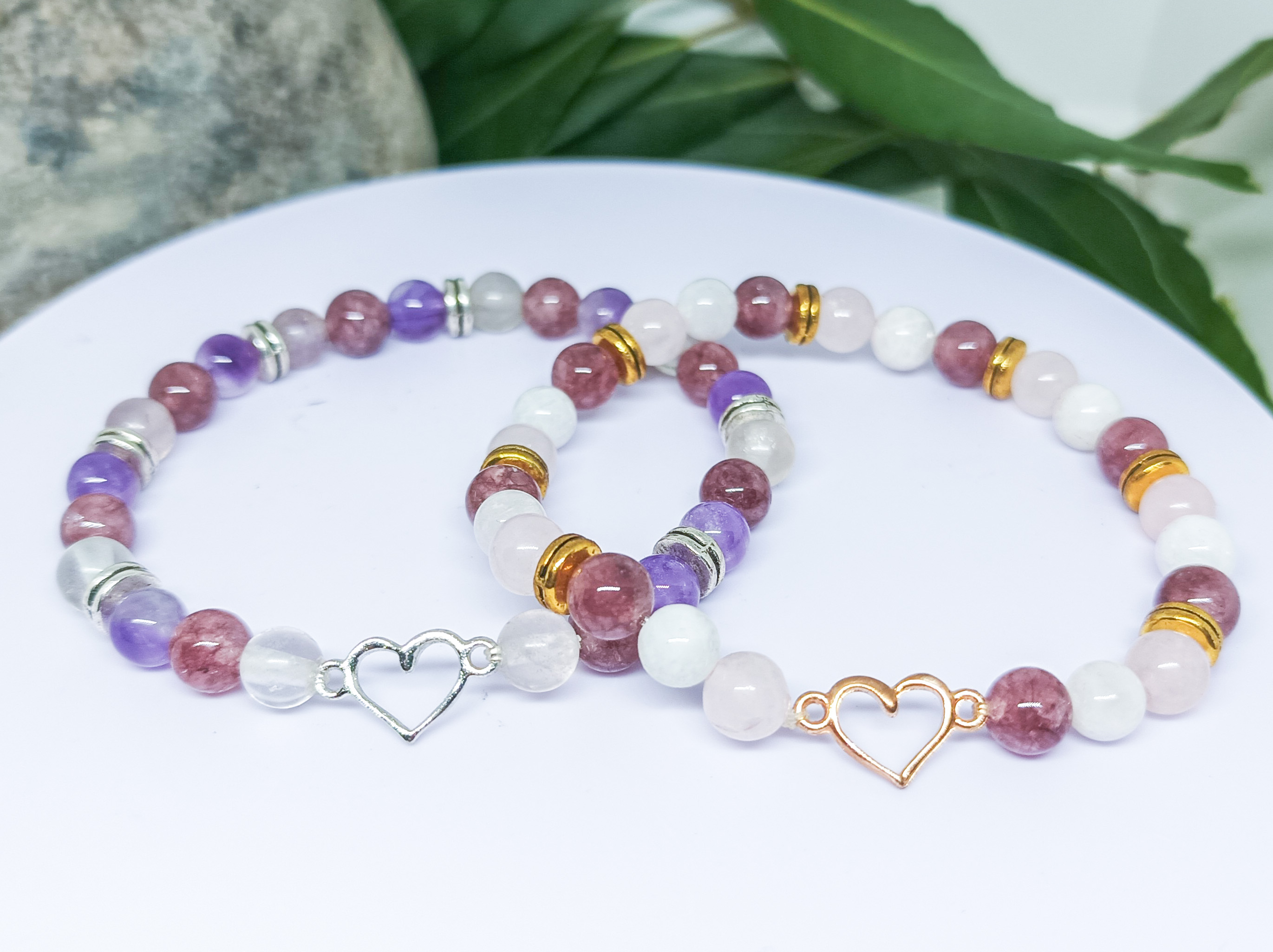 Bracelet femme saint valentin​ – Pierres naturelles veritables