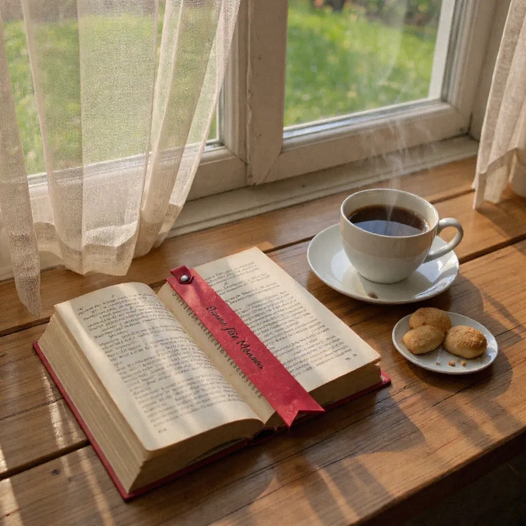 Marque page en cuir personnalisé