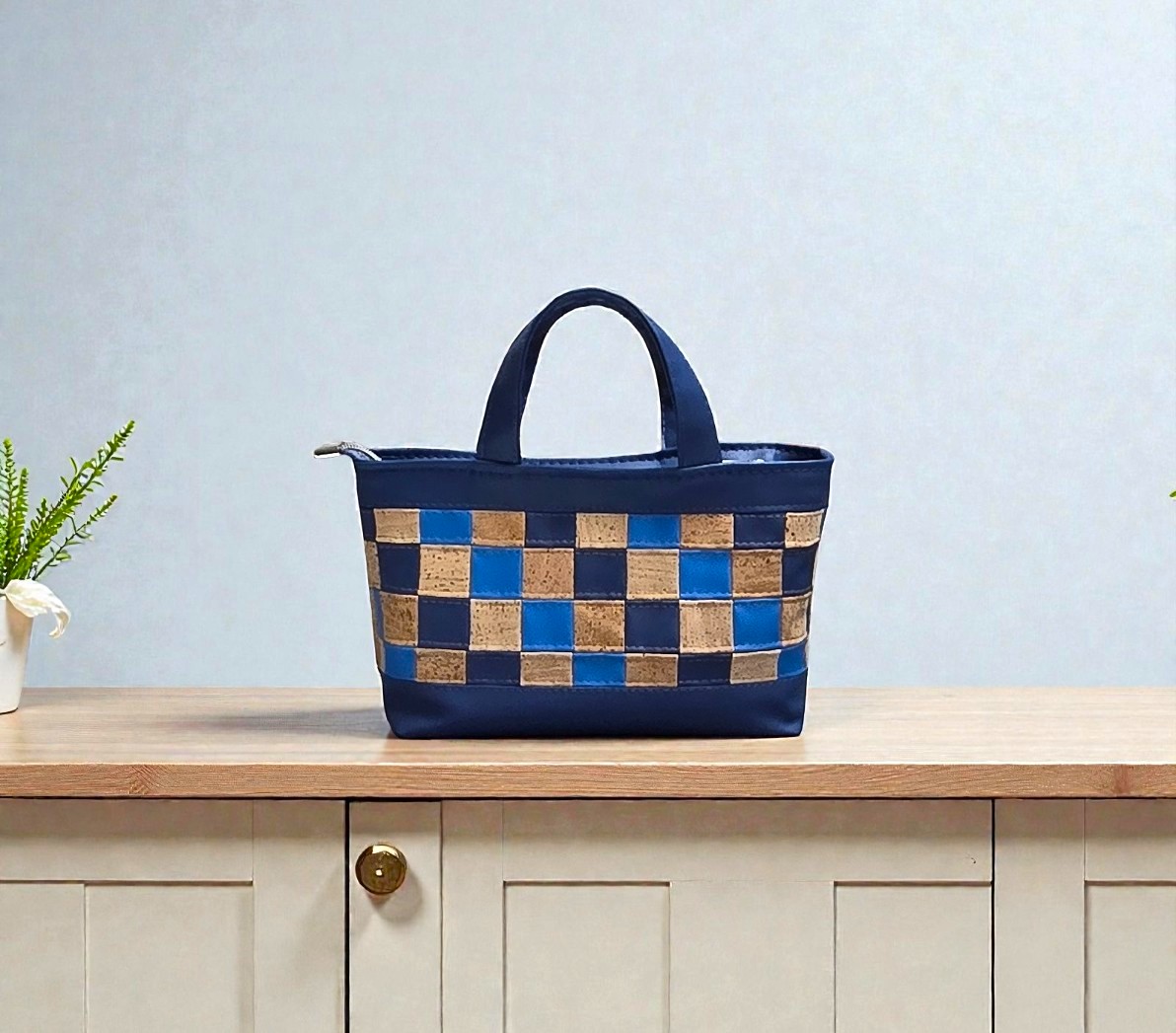 Mini sac en liège et simili cuir