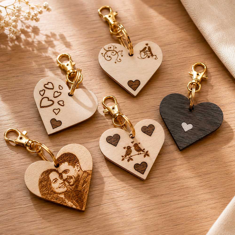 porte clé coeur