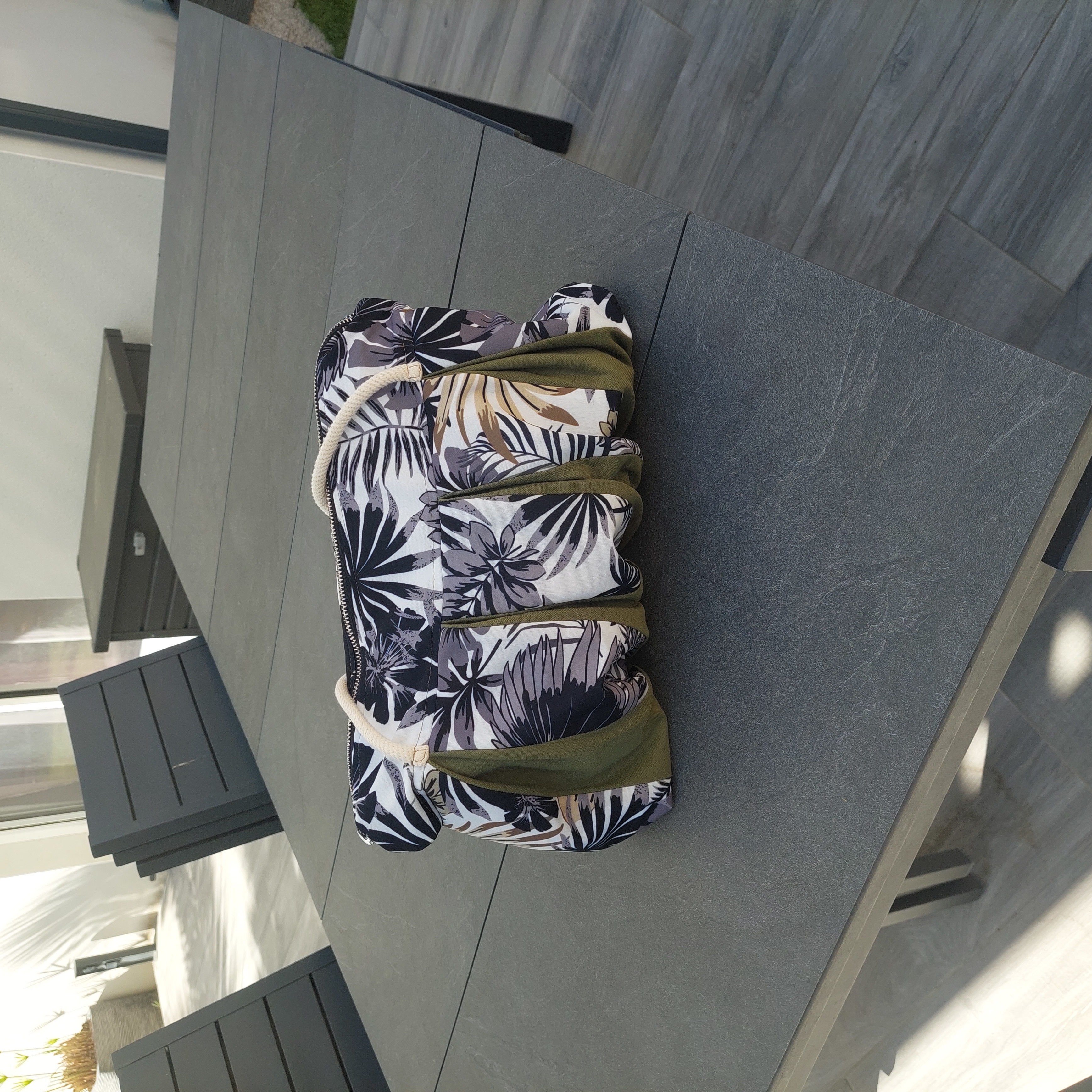 Sac à main tropical & kaki