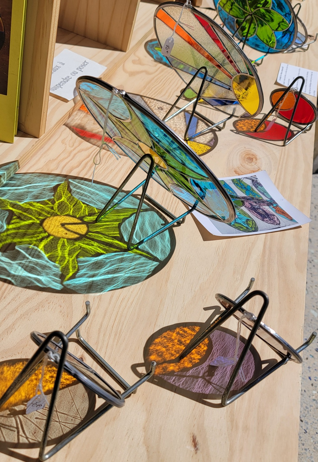 Attrape soleil vitraux décoratifs pour la maison ou le jardin