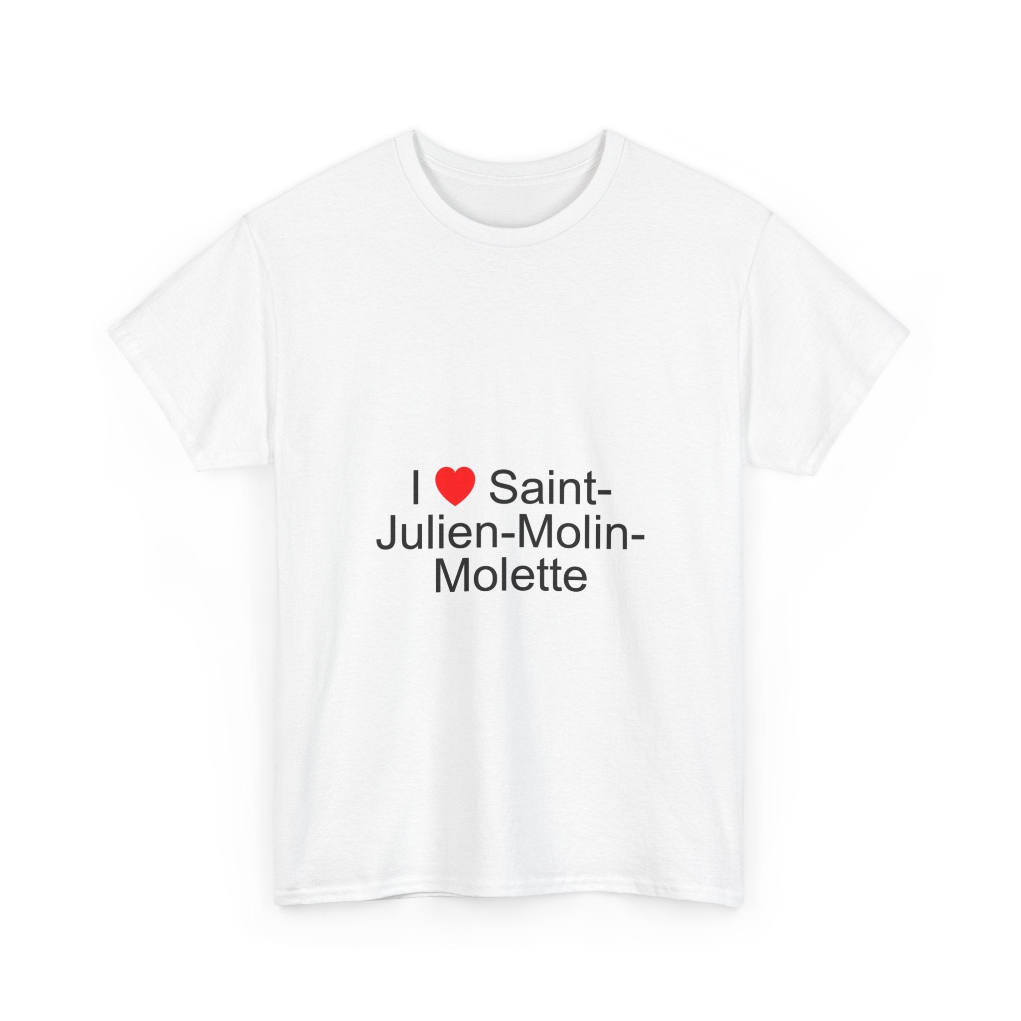 T-shirt I love saint-julien-molin-molette