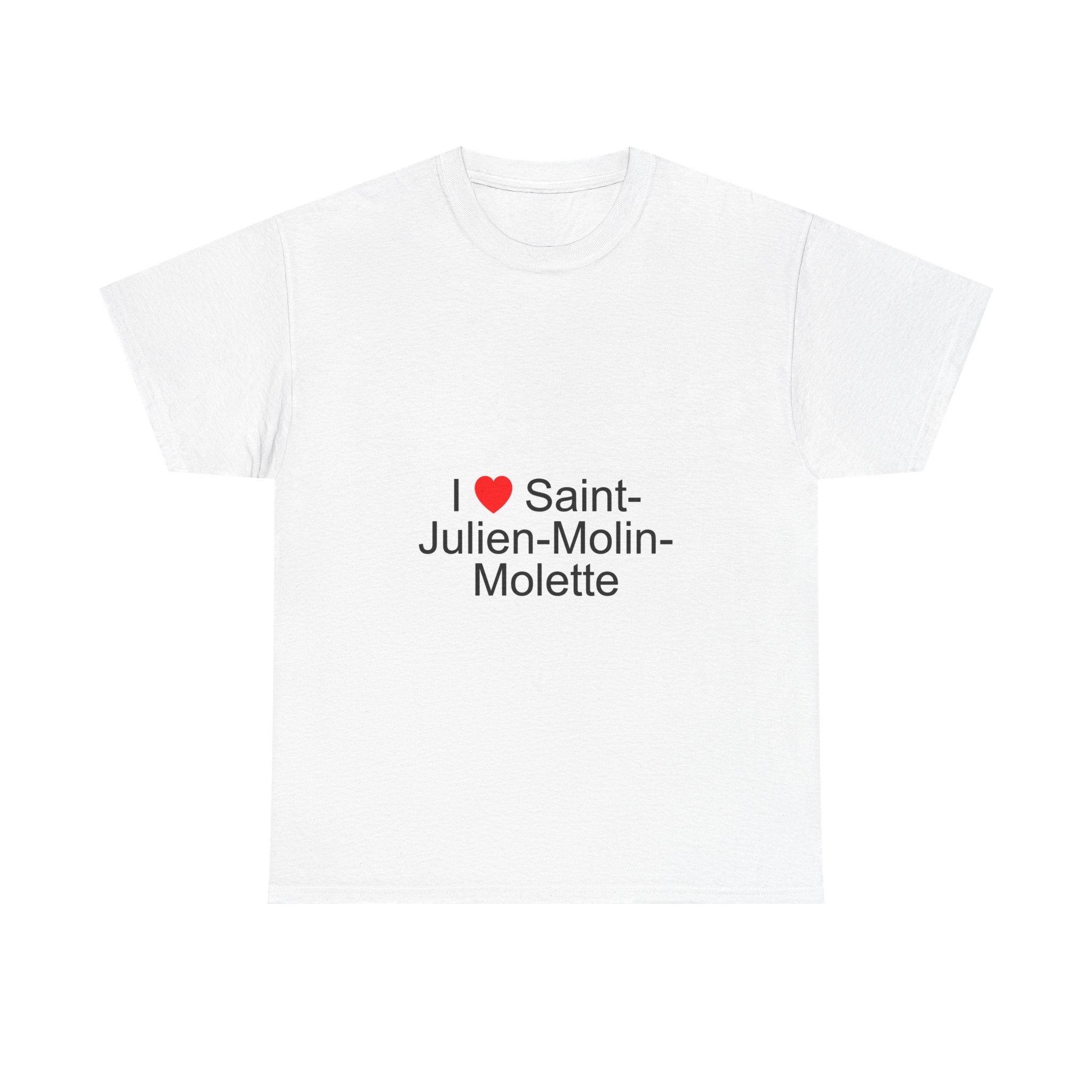 T-shirt I love saint-julien-molin-molette