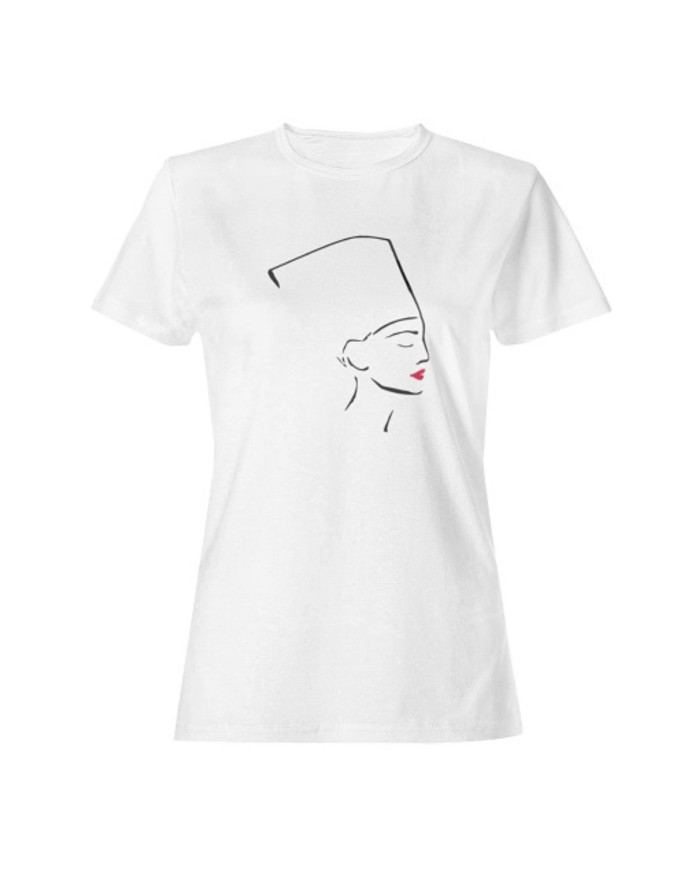 T-shirt blanc Néfertiti in Paris