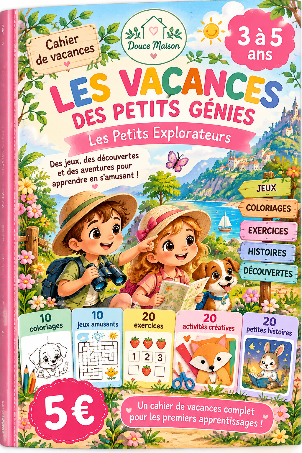 Les Vacances des Petits Génies – Les Petits Explorateurs (3 à 5 ans)