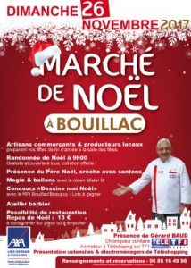 Marché de Noël à BOUILLAC (82)
