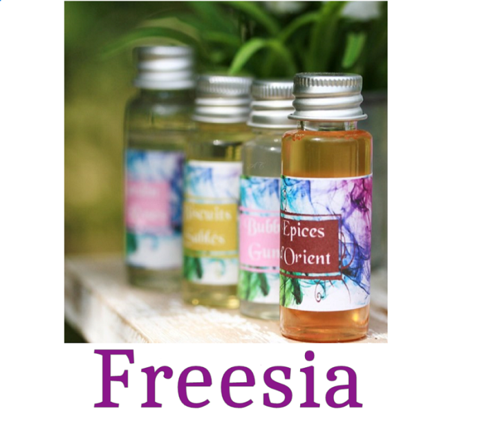 Nouveau Parfum Freesia de fabrication française 100% naturelle. Sans OGM, sans pesticide Non testée sur les animaux.